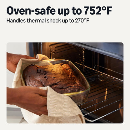 Glass Baking Dishes with BPA-Free Lids