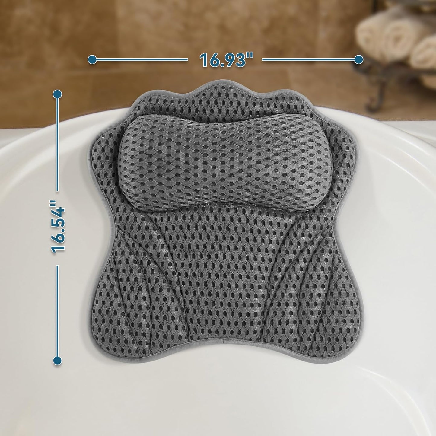 Ergonomic Luxury Bath Pillows for Tub